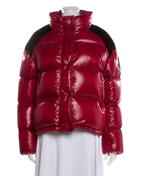 ダウンジャケット・コート MONCLER RUBY RED DOWN JACKET IN LACQUERED NYLON Moncler Ruby red down jacket in lacquered nylon – Lord & Taylor