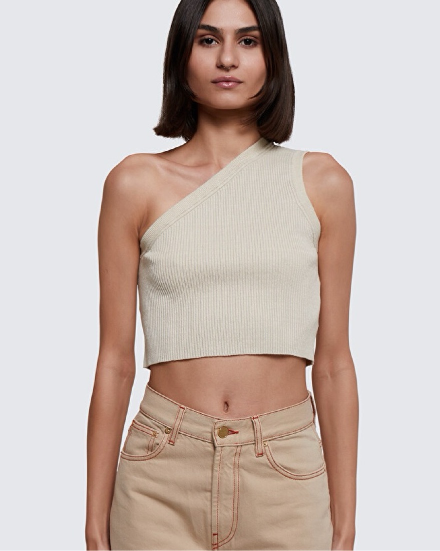 JACQUEMUS La Maille Ascu Cropped Top by Jacquemus - Pickle