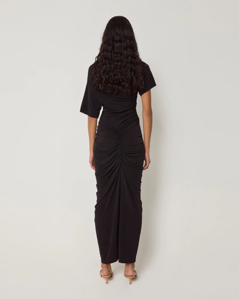 sleeveless tiered maxi dress Women's Ellie Sleeveless Tiered Maxi Dress