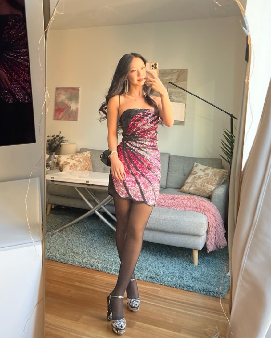 arabelle sequin dress Arabelle Sequin Midi Dress |
