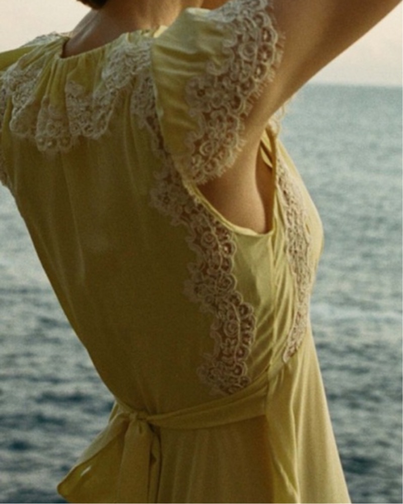 knee length dresses for ladies Floria Dress - Pearl main image 0