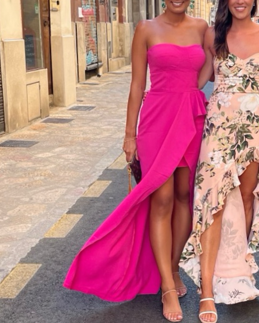 dress the population kai strapless gown Dress the Population Kai Strapless Gown