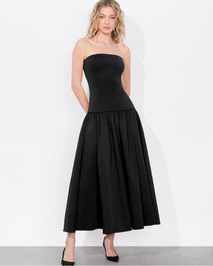 Alice + Olivia Drop Waist Midi Dress | Pickle