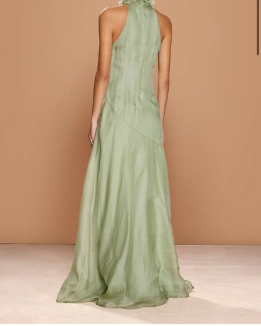 sonya satin dress windsor green Sonya Moda Noelle Gown by Sonya Moda
