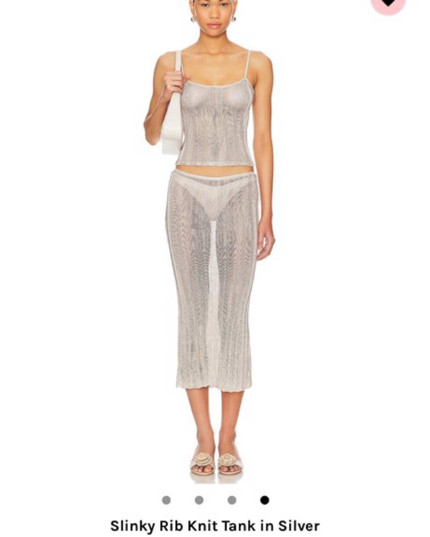新中古品 DANIELLE GUIZIO ダニエルギジオ ニット セットアップ Danielle guizio Dainty Lace knit mini | Pickle