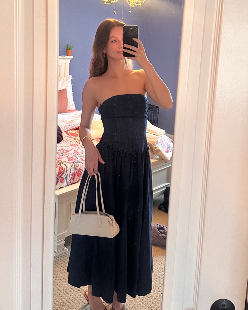 Denim Midi Dress by Zara - Pickle
