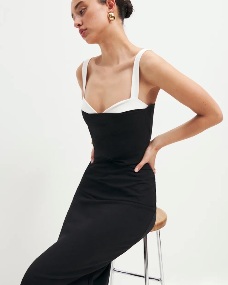 reformation nelle knit dress review Reformation Nelle Knit Midi Dress by Reformation