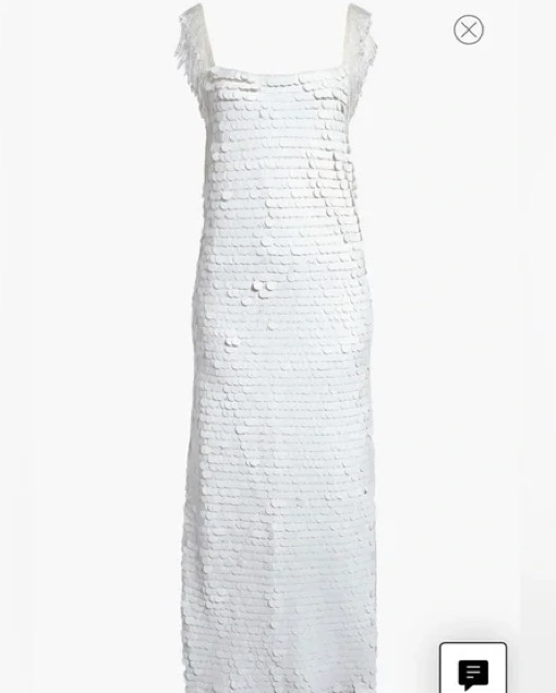Alexis White Sequin Dress by Alexis - Pickle