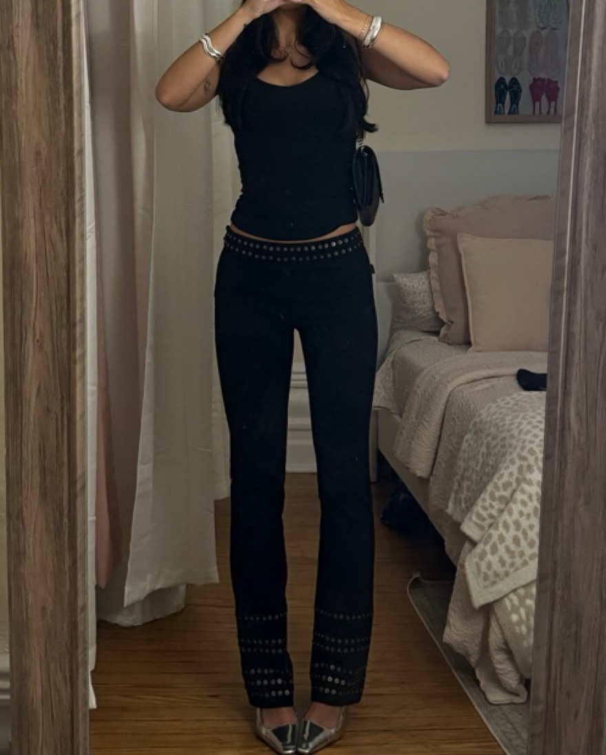パンツ Moschino Jeans Studded Pants Moschino Jeans Studded Pants In Black | ModeSens