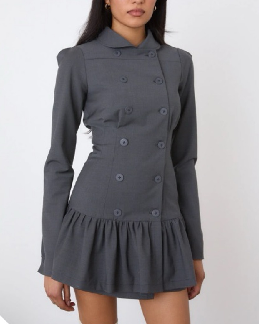 Blazer Dress /Peachy den- The Romy Dress by Peachy Den - Pickle