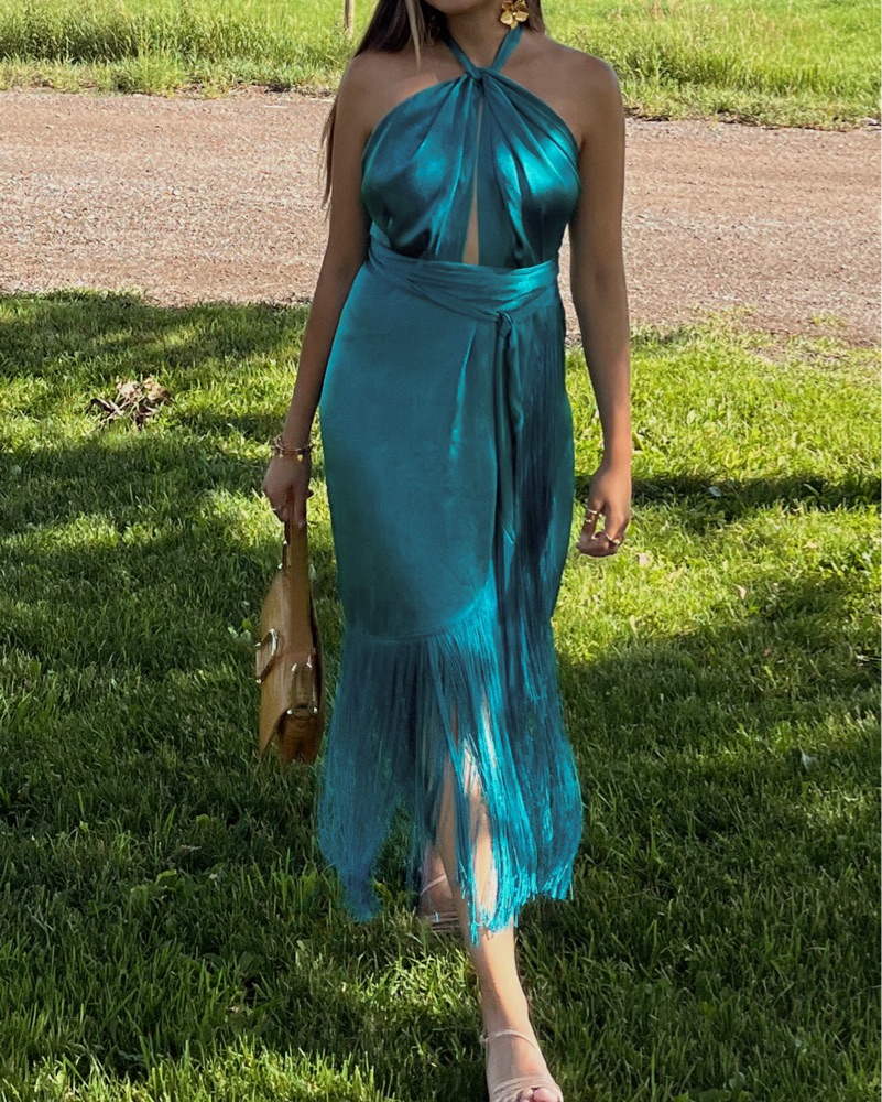 blue sunset dress Daily Mini Dress