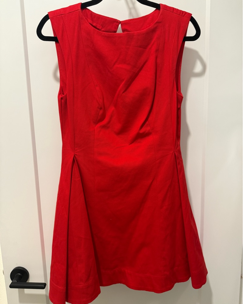 Red Mini Dress Anthropologie by Anthropologie - Pickle