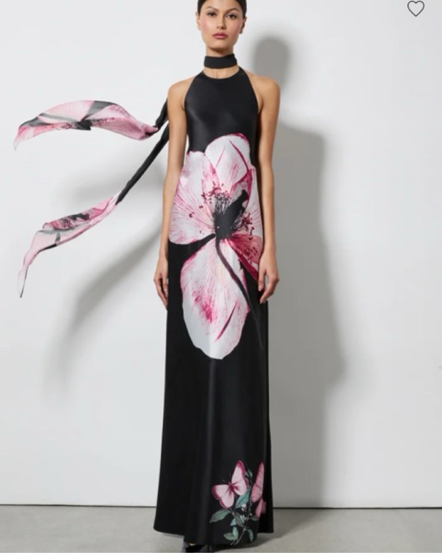 美品alice+olivia タックフレア×テーラードドレスコート ブラックS ALICE + OLIVIA アリス アンド オリビア ブラックタイトミモレ