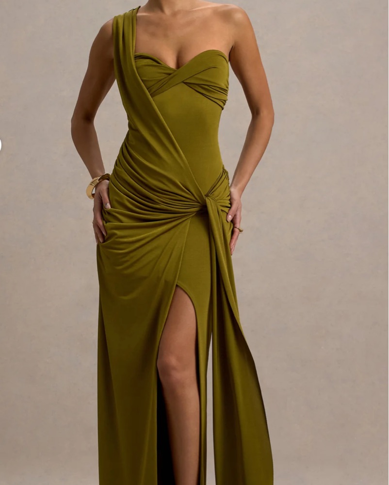 Club London Ermina Dress by Club London - Pickle