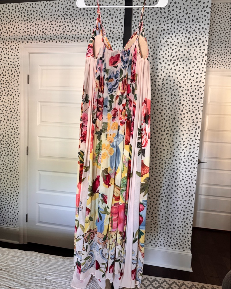farm rio pink full garden maxi dress FARM Rio Maxi Dress