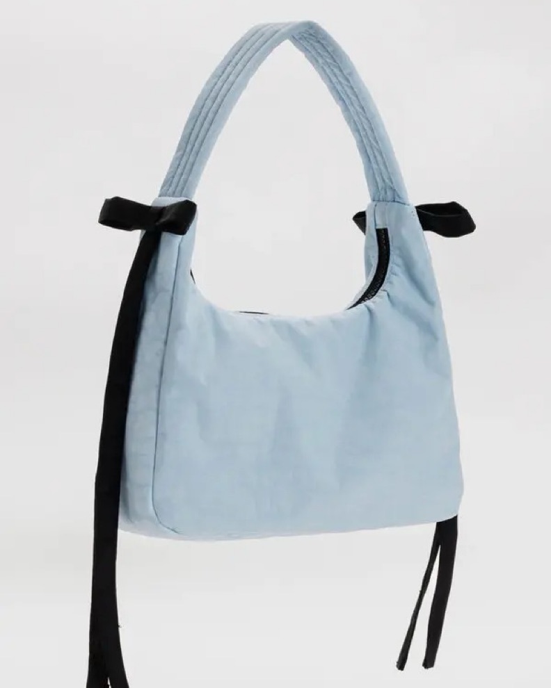 Sandy Liang x Baggu Blue Bow Bag by Sandy Liang - Pickle