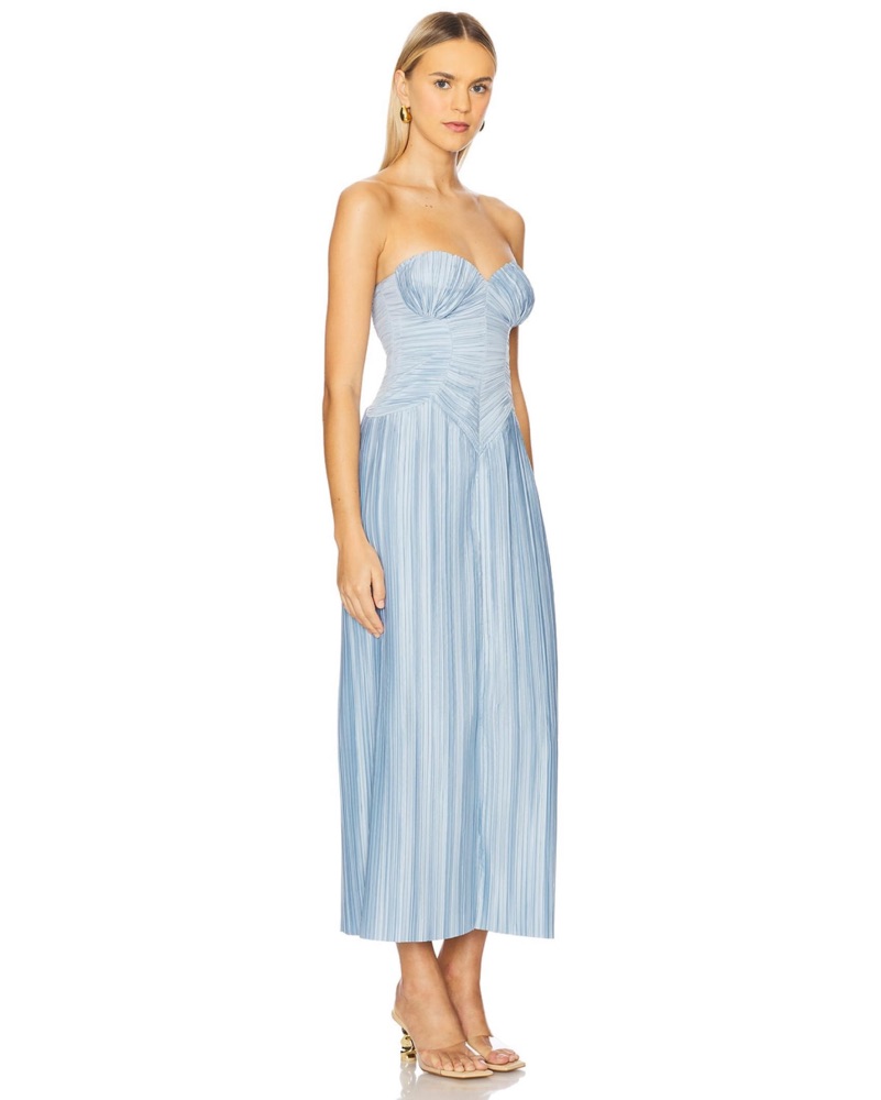cult gaia light blue dress Cult Gaia Ashika Gown in Coastal | Blue Wedding Guest Dress, Blue  Bridesmaid Dress by Cult Gaia
