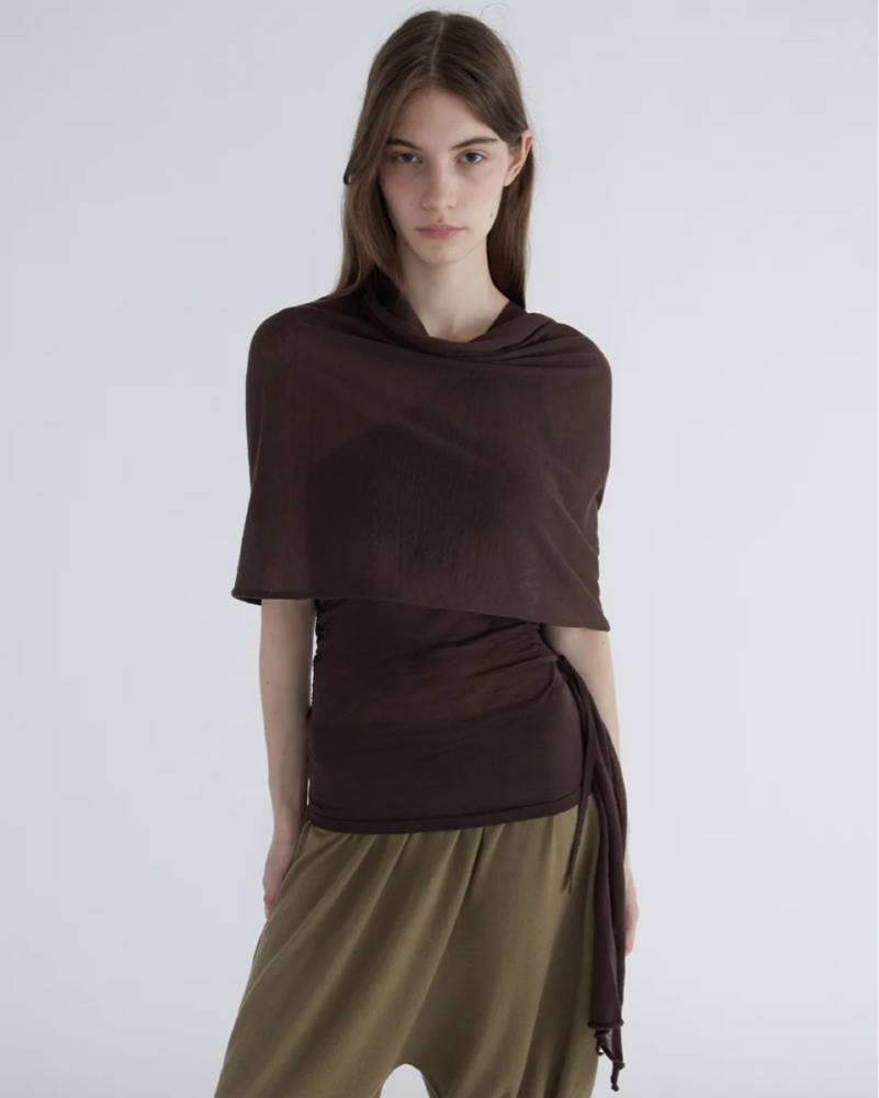 Paloma Wool Brown Puzzle Top by Paloma Wool - Pickle