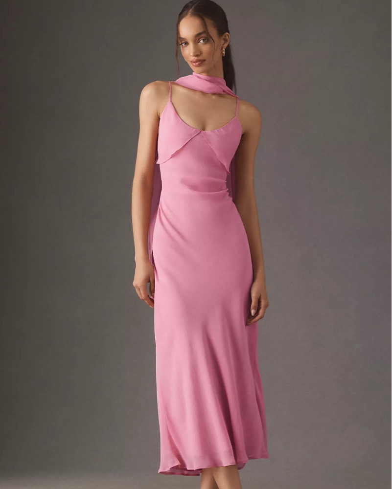 bhldn pink dress $240 BHLDN EPPERLEY DRESS size 4 new pink color