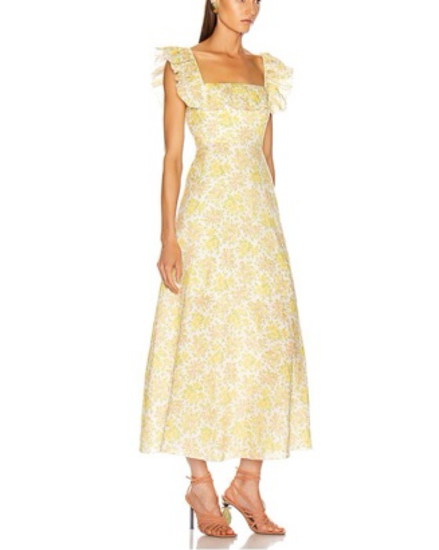 Zimmermann Goldie Ruffle Dress | Pickle