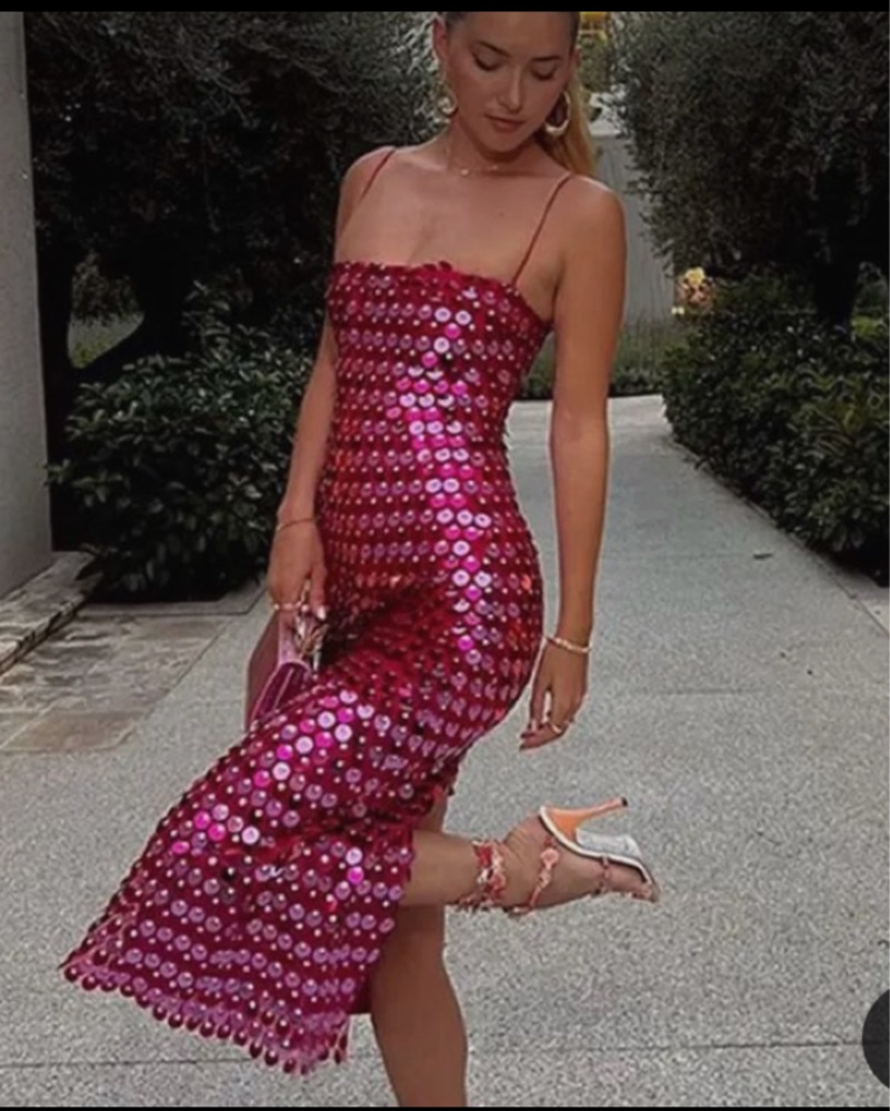 runaway the label pink dress LEXIE LOW PLUNGE HALTER MAXI DRESS - ISABEL PINK