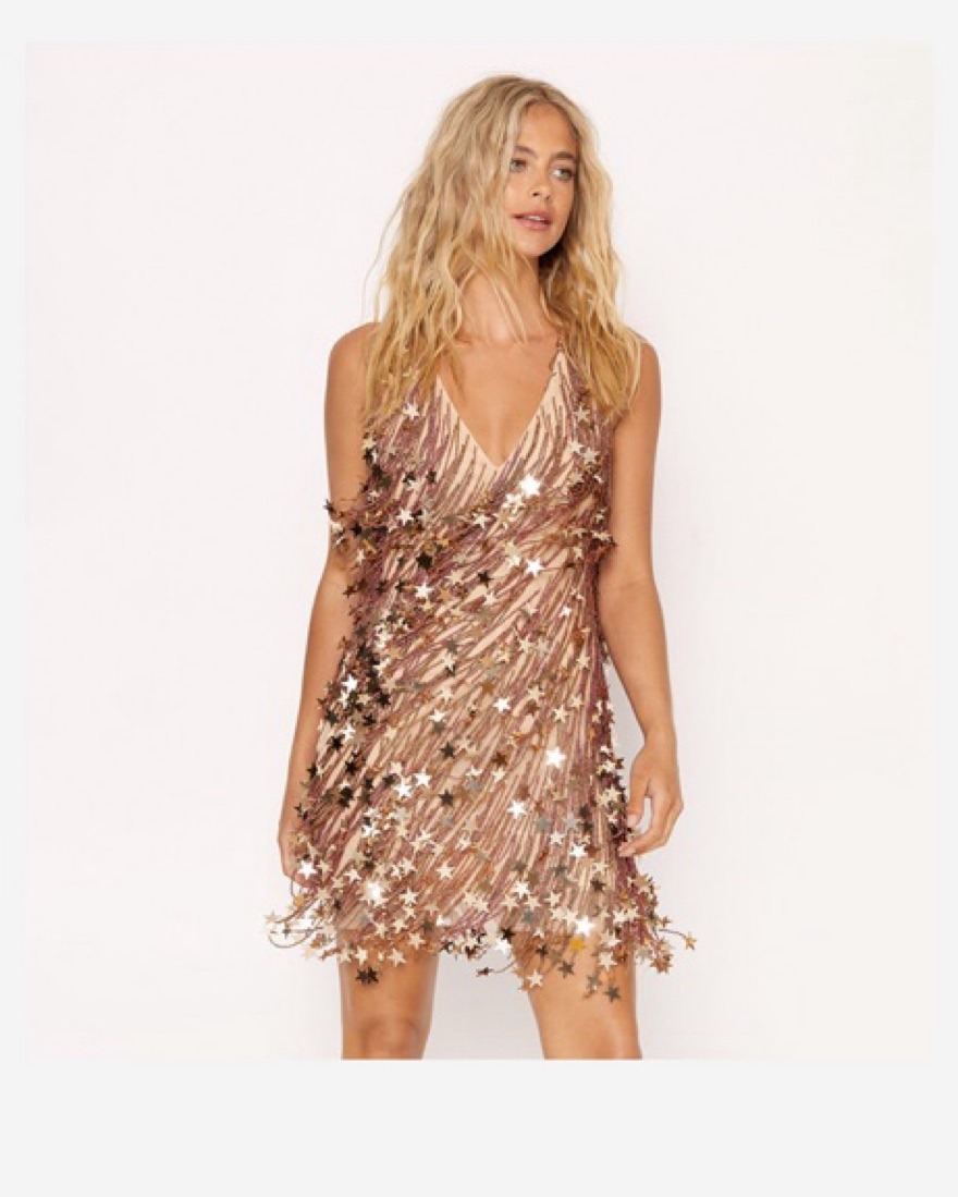 Nasty Gal Star Sequin Dress by Nasty Gal - Pickle