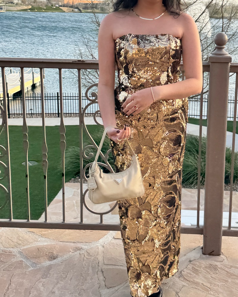 helsi leslie dress gold LESLIE ANTIQUE BRONZE / XL main image 1