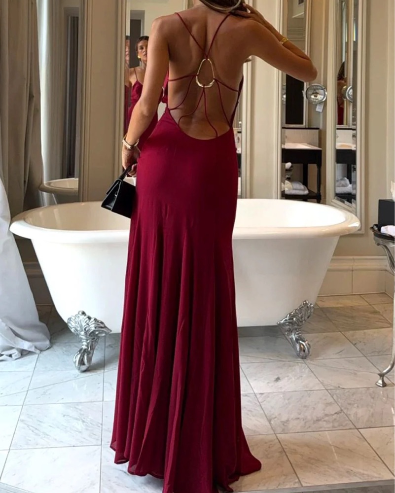 antonio melani cocktail dress Sexy Long Champagne Prom maid of honor dress SIZ:6.5 Antonio Melani womens navy