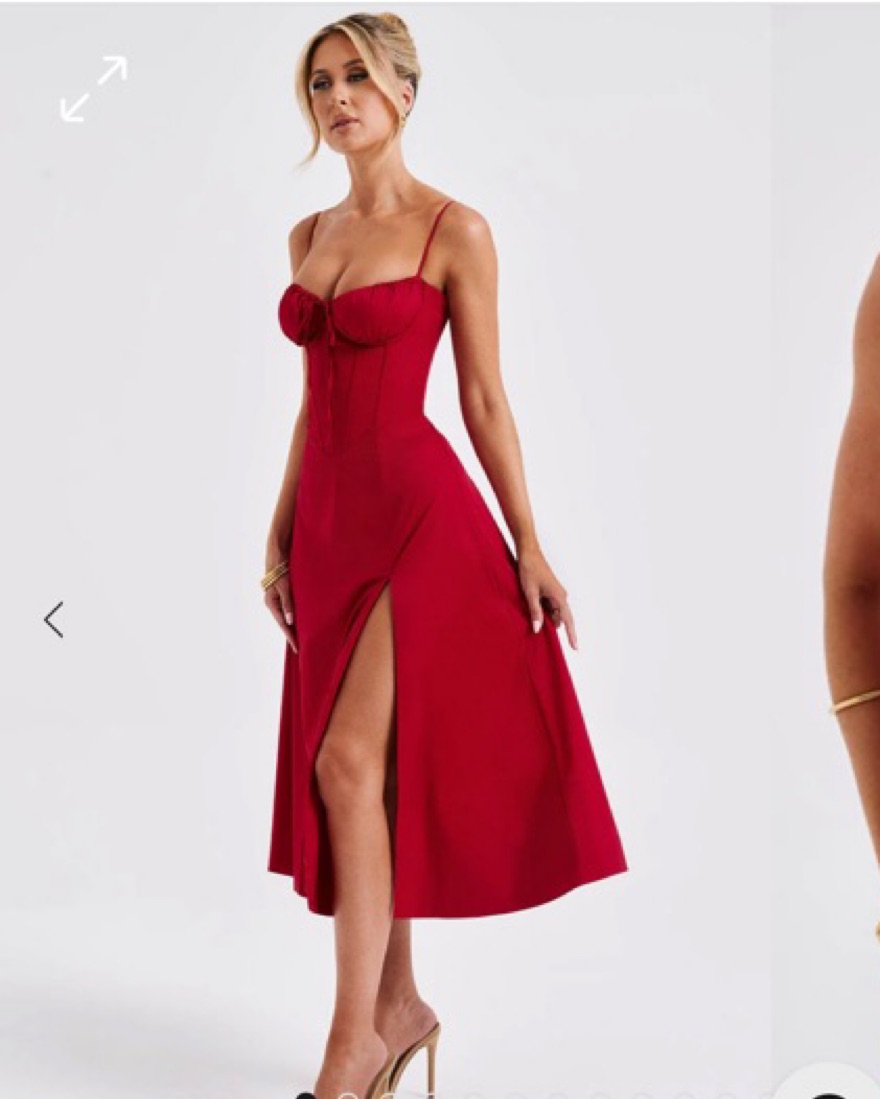 Babyboo Fashion DEANNA MIDI DRESS - RED by Babyboo Fashion - Pickle