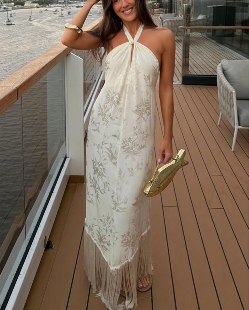 Hemant And Nandita Maxi Dress by Hemant & Nandita - Pickle