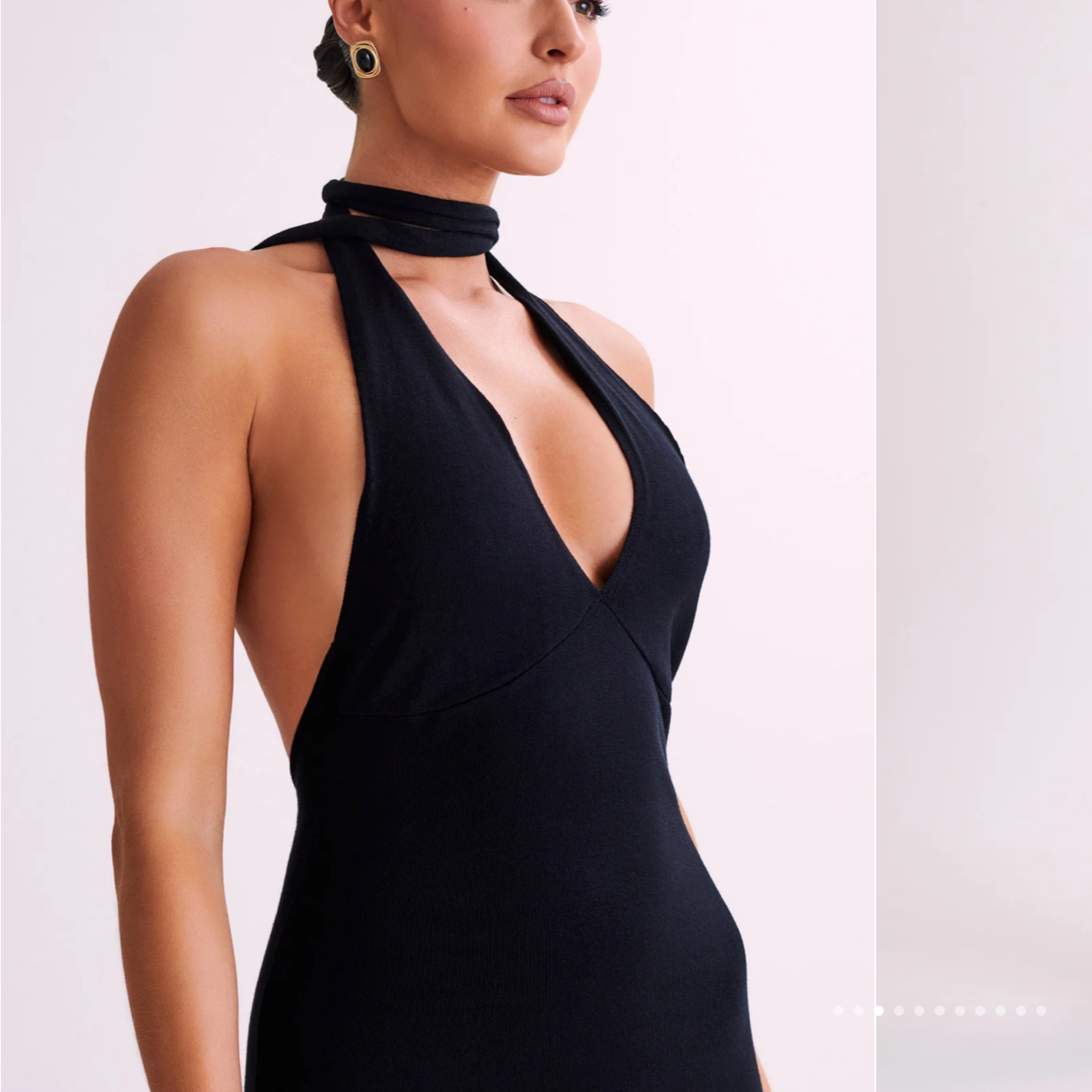 womens ivory dress Priceless Gem Dress (Ivory) – The Edge main image 1
