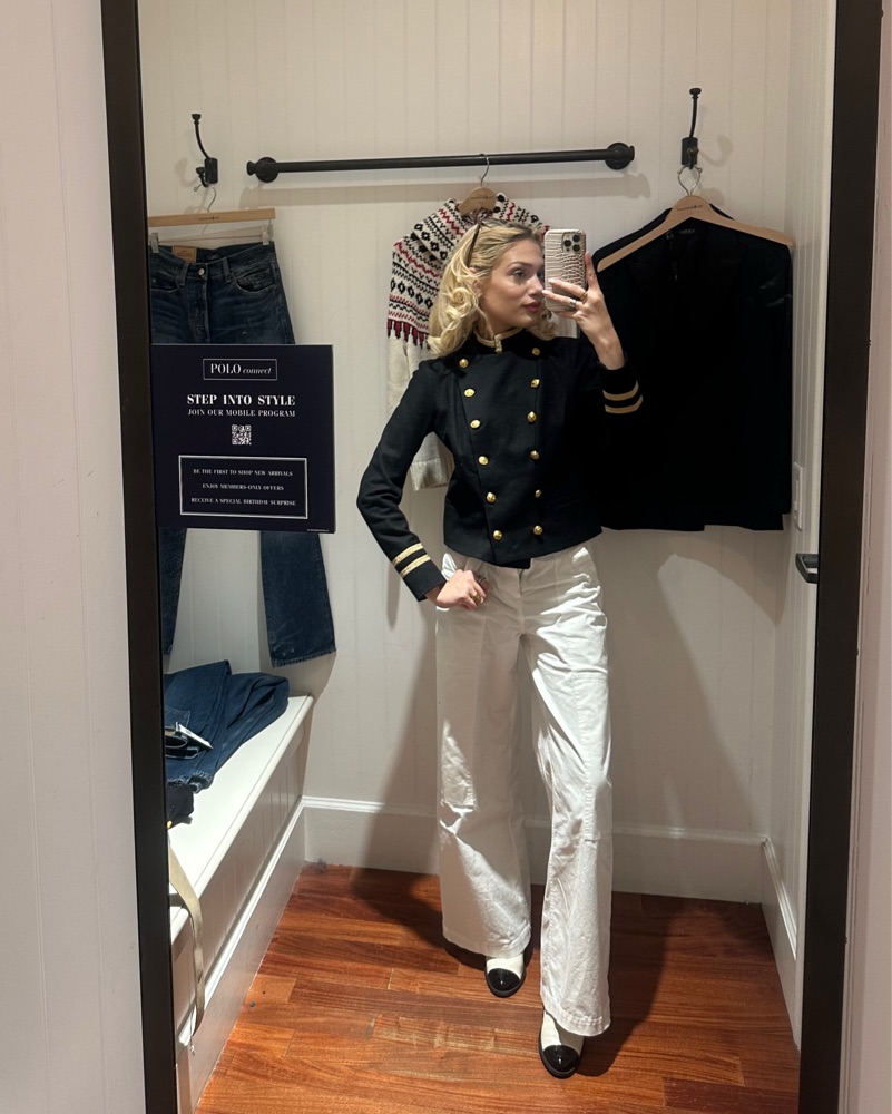 Ralph Lauren Polo Napoleon Jacket by Ralph Lauren - Pickle