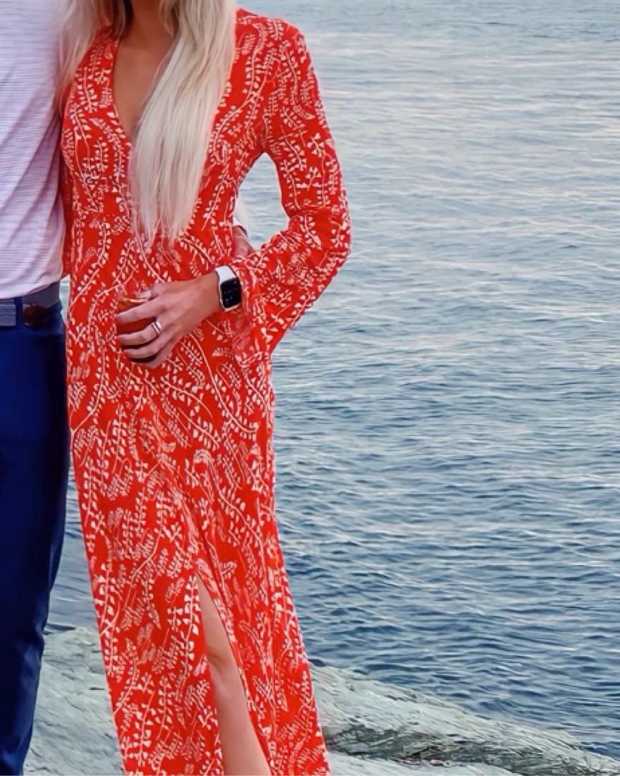 red rixo dress Zadie