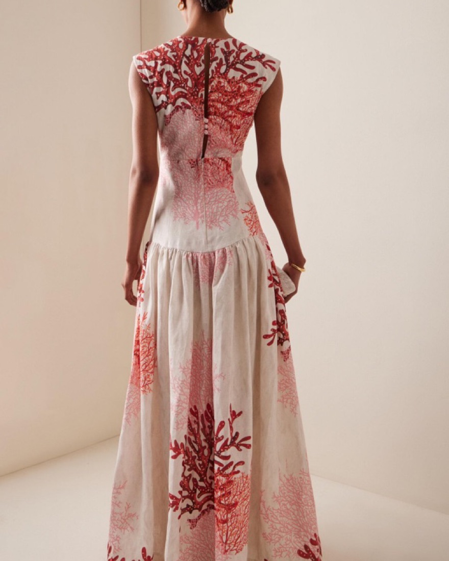 Silvia Tcherassi Red Coral Dress by Silvia Tcherassi - Pickle