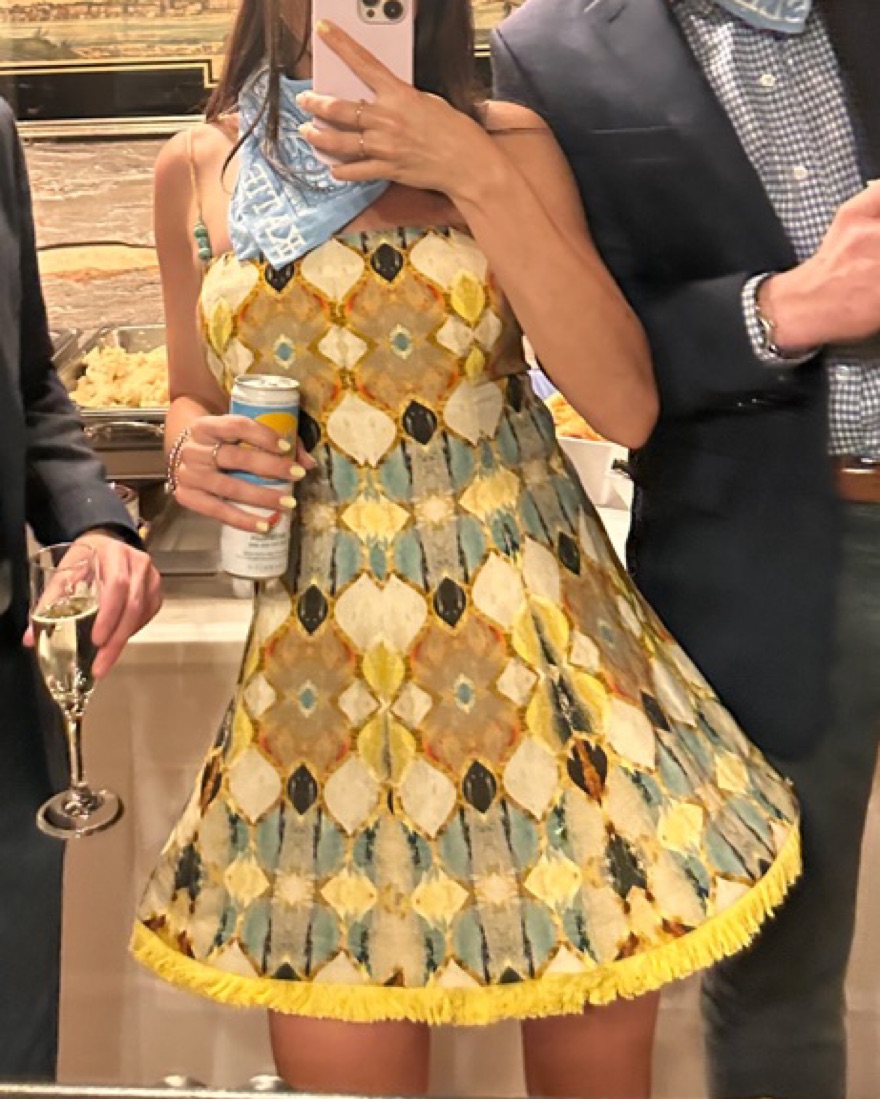 stained glass dress STAINED GLASS MIDI DRESS – Lucian Matis main image 1