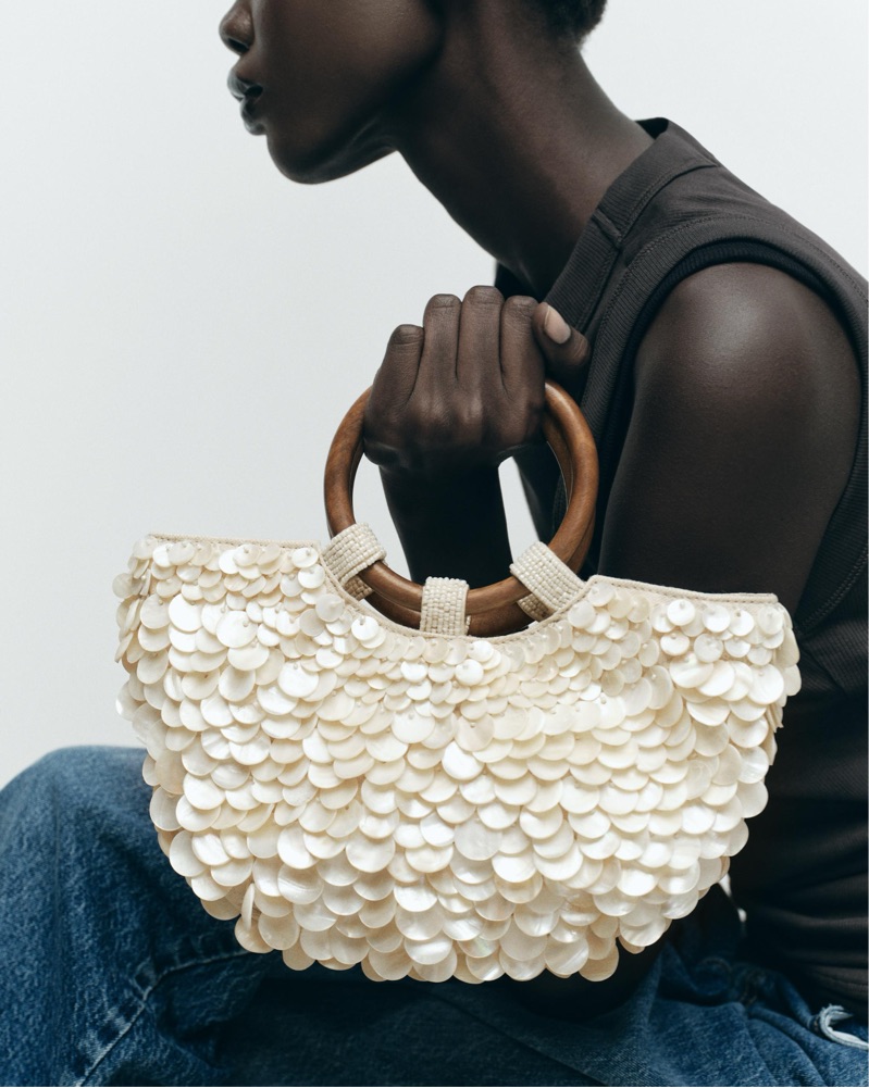 【格安】マザーオブパールMother of Pearl ジャケット 白 花 Lサイズあり【IRMA/イルマ】ラメ/ フラワー刺繍/ オフショル