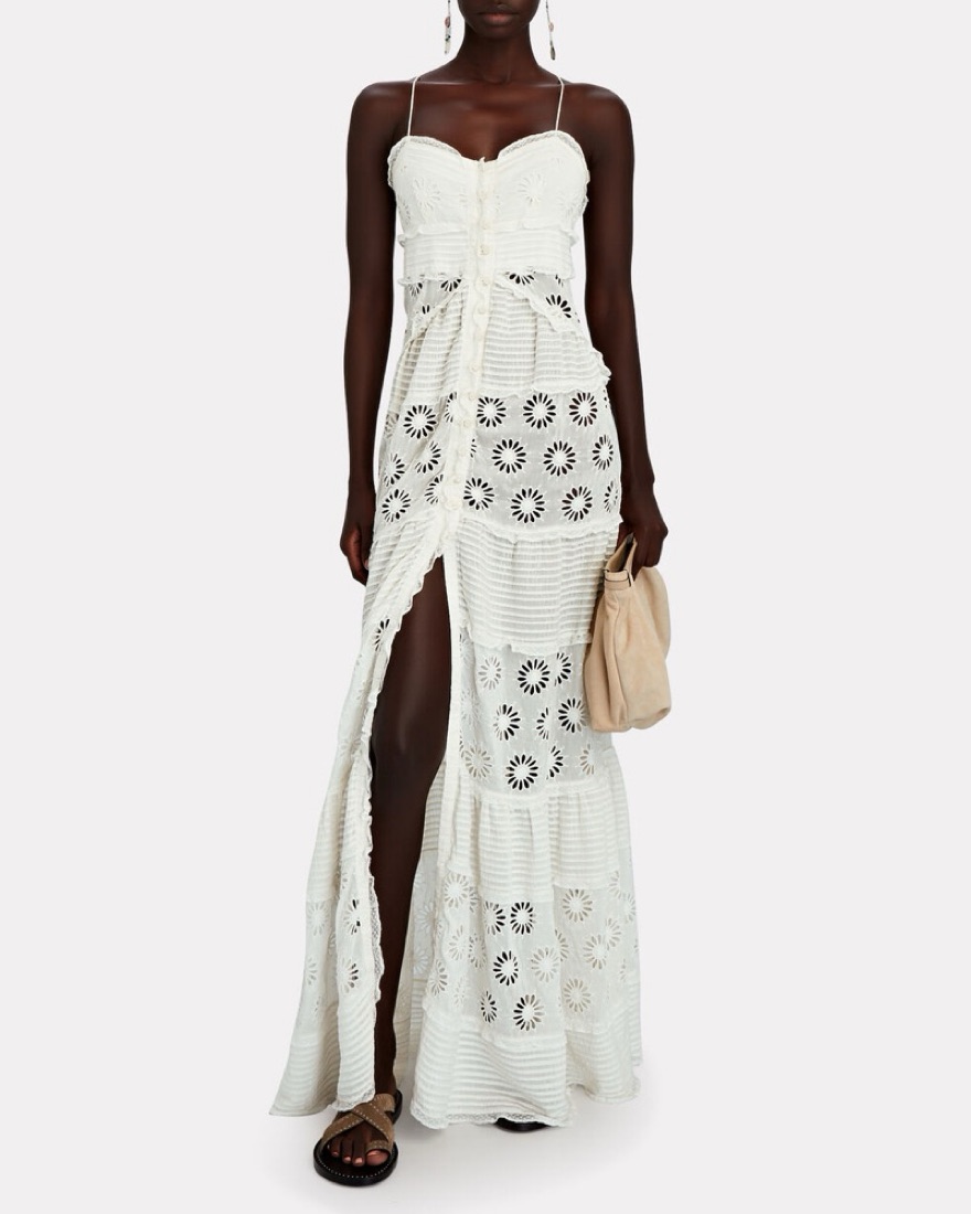 Isabel Marant Tiered Ruffle Eyelet Dress by Isabel Marant - Pickle