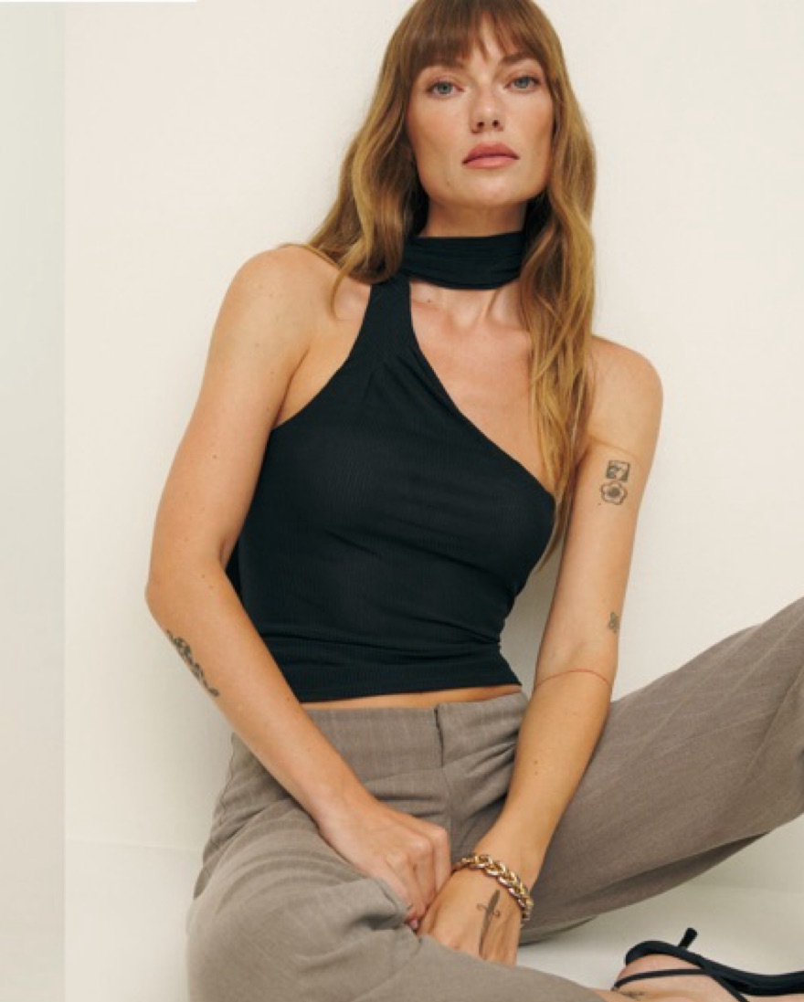 トップス REFORMATION Kemmy Black Top トップス REFORMATION Kemmy Black Top Reformation Black Top