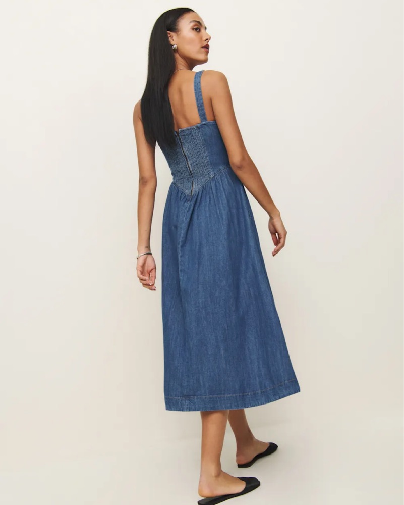 white ruffle sleeve midi dress Good Girl White Ruffled Midi Dress