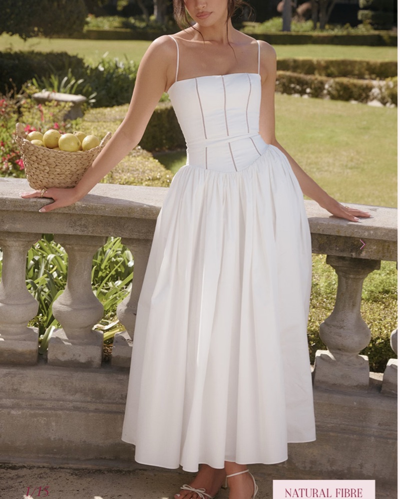 House Of CB Ysabella Dress In White by House of CB - Pickle