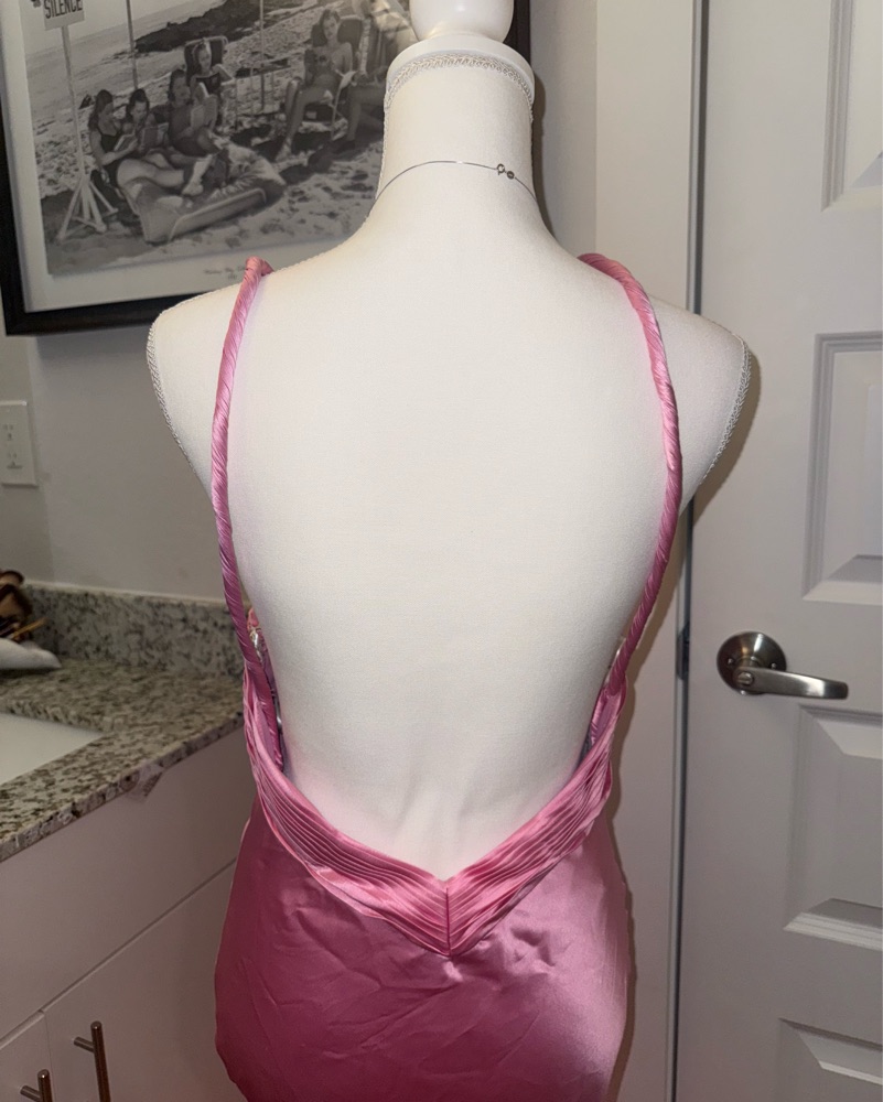 pink dress homecoming Pink