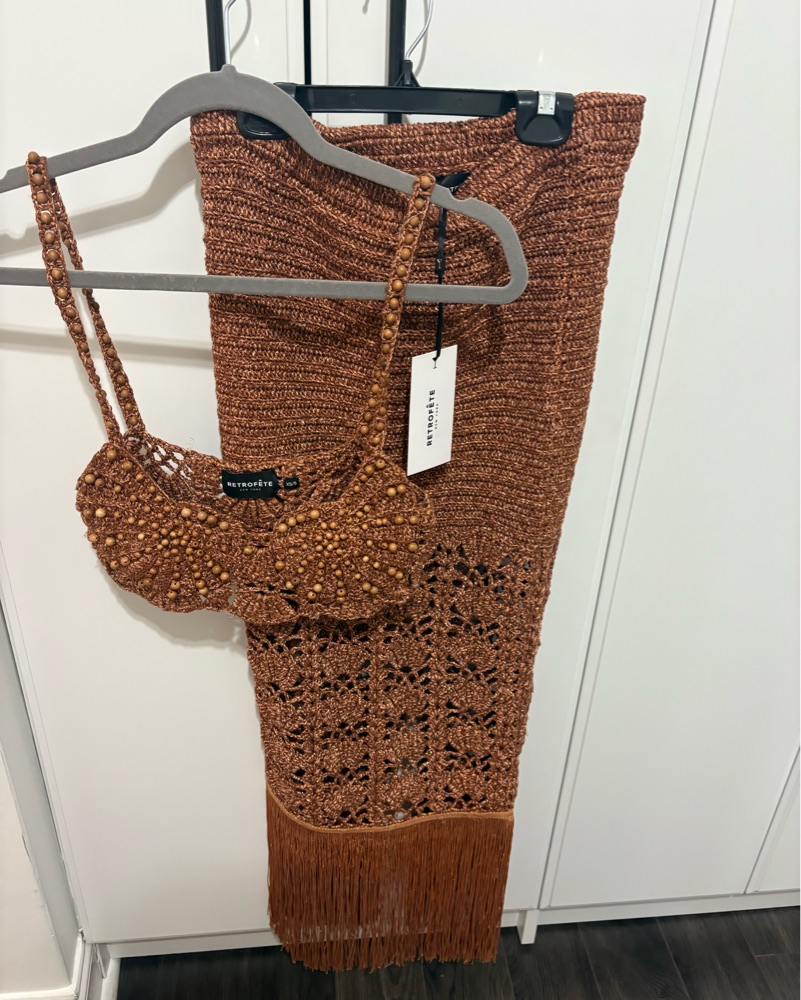 brown dress short long sleeve Coen Dress – SIMKHAI