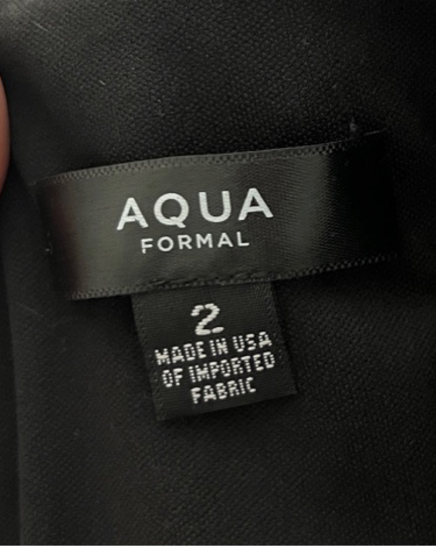 Aqua Formal Long Black Sequin Prom Dress by Aqua - Pickle