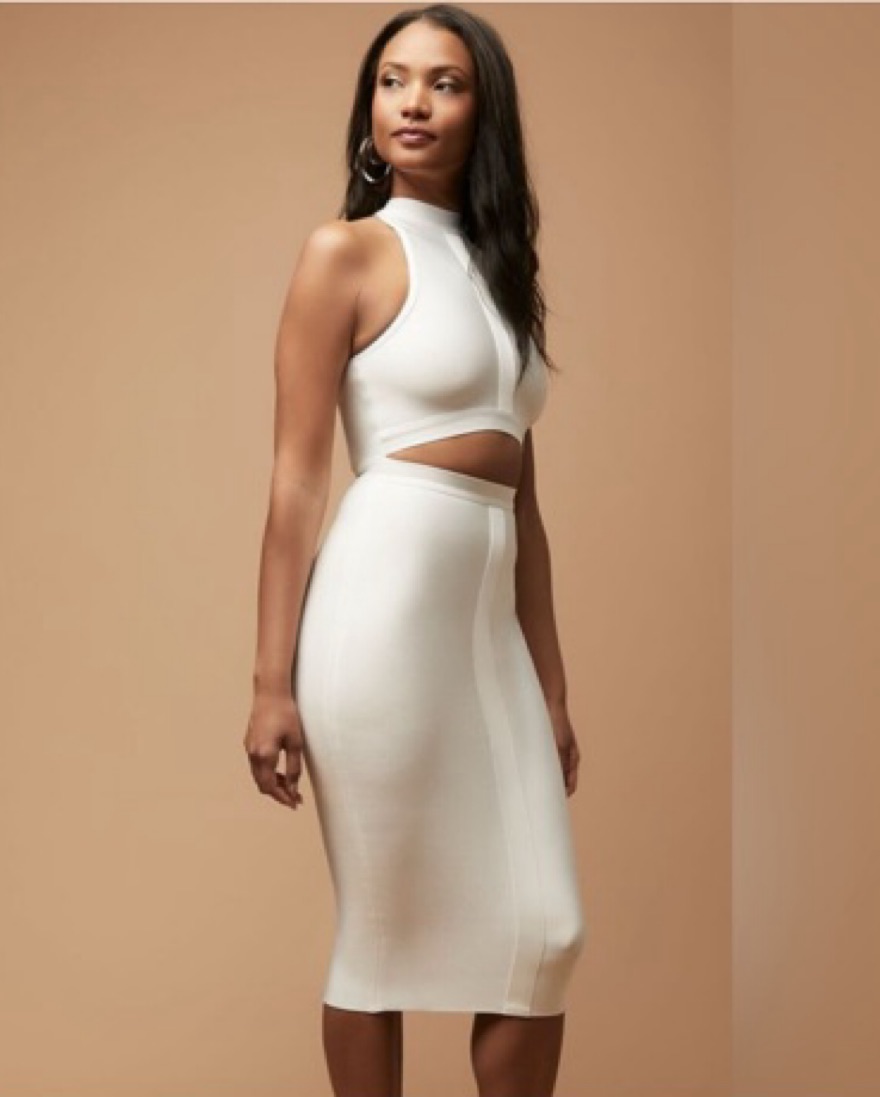 herve leger cut out dress Herve Leger X F21 Cutout Bandage Dress by Herve Leger