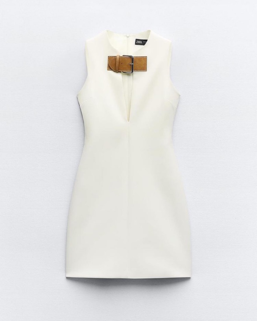 Fitted Buckle Strap Zara Dress | Pickle