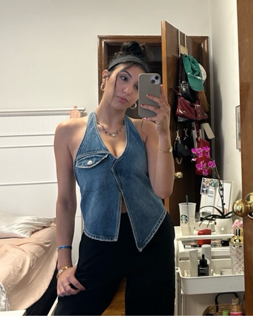 Zara Denim Top | Pickle