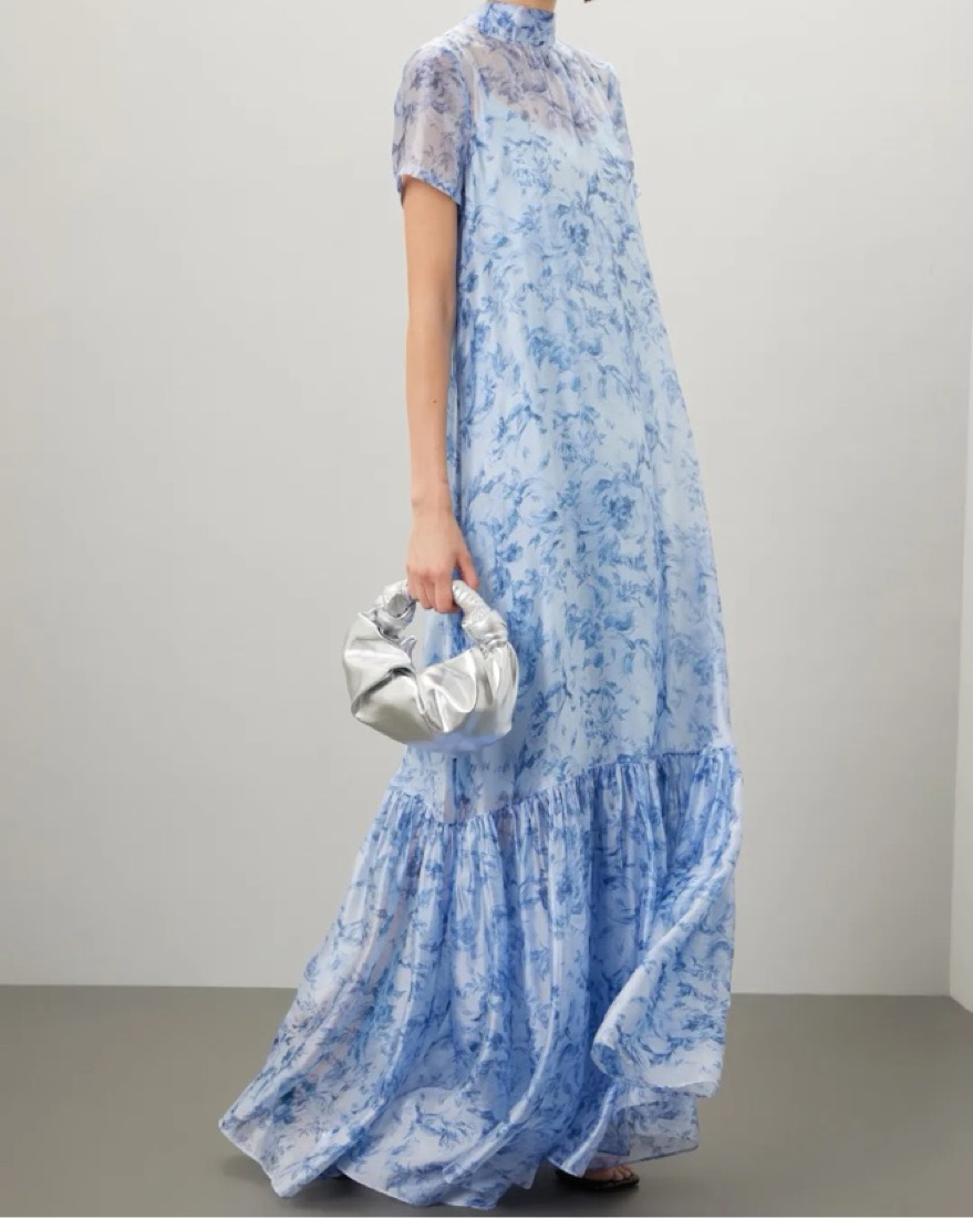 Staud Calluna Dress In Periwinkle by Staud - Pickle
