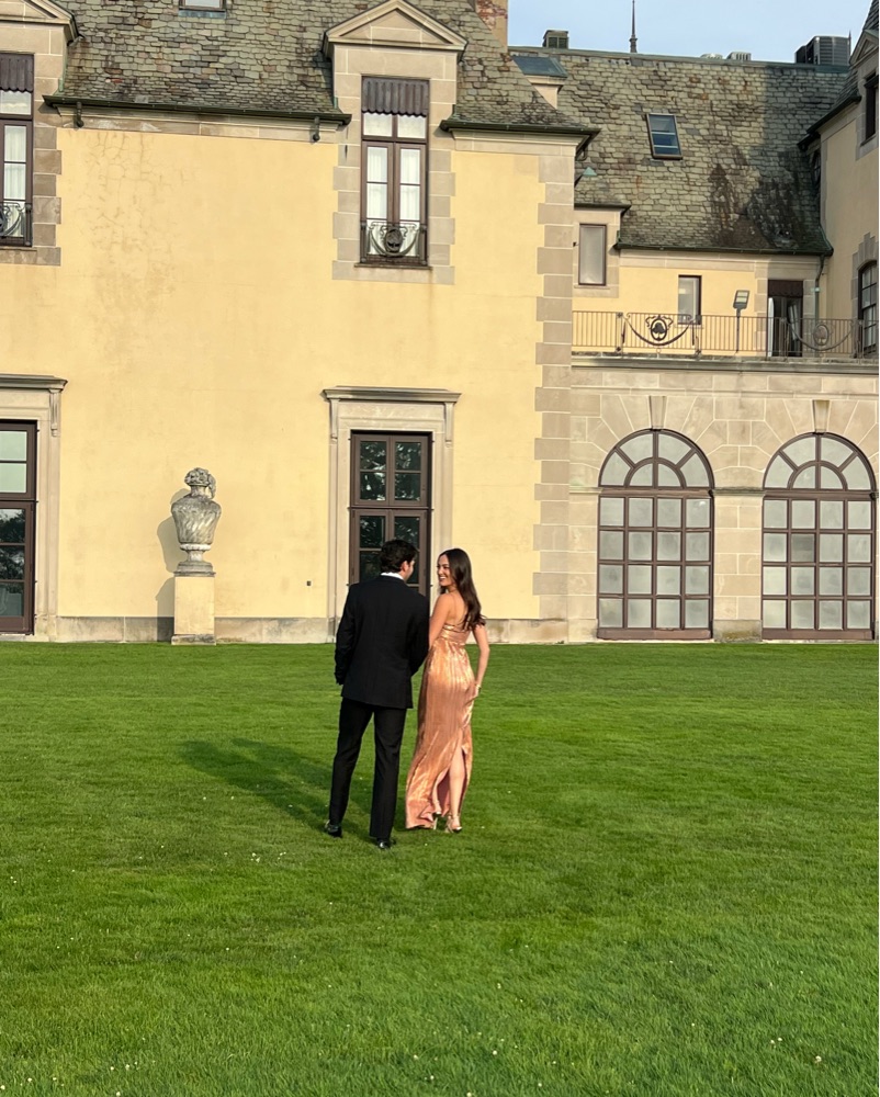 strapless open back dress Strapless Hot Pink Satin Long Prom Dress, Hot Pink Formal Graduation E –  abcprom main image 0
