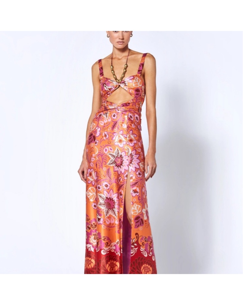 orange alexis dress Alexis Rosen Embroidered Mini Dress Xs In Orange - 40% Off