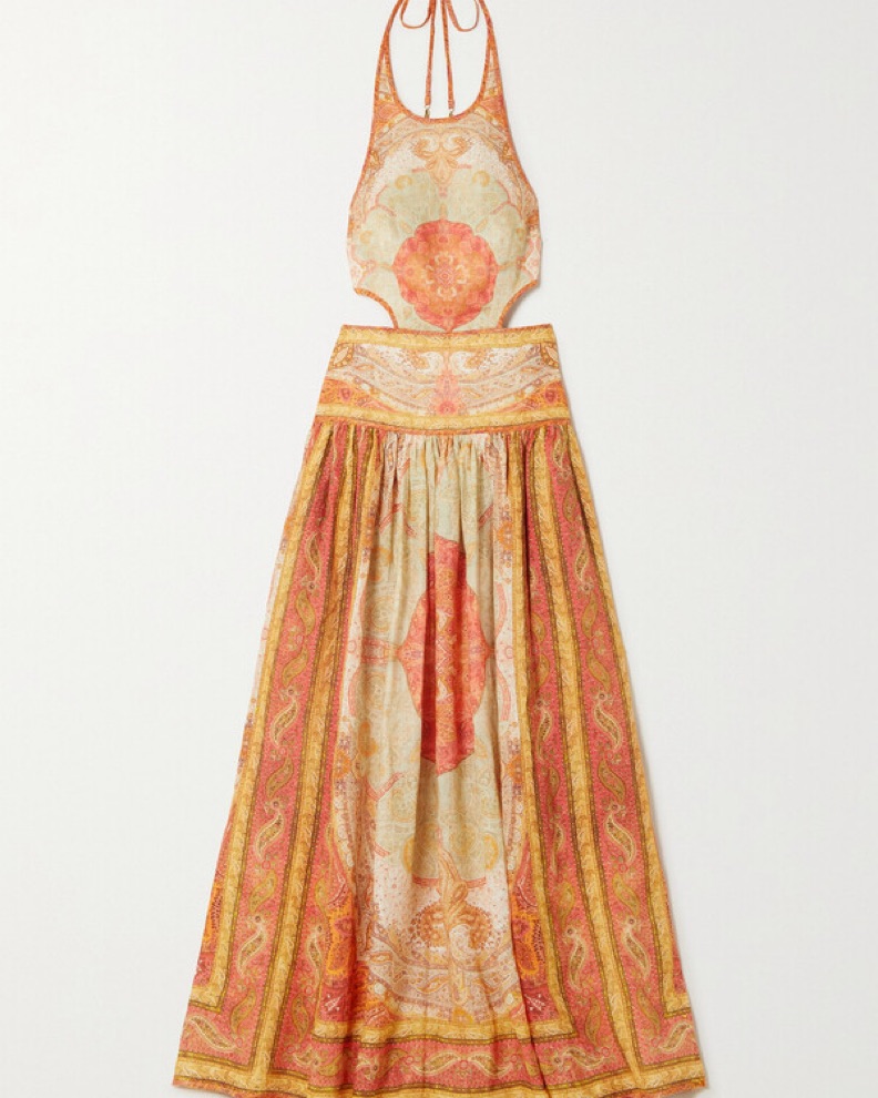 Zimmermann Paisley Linen Maxi Dress by Zimmermann - Pickle